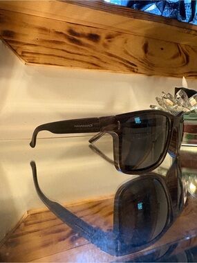 Panama Jack Men's Dark Brown/Black Sunglasses